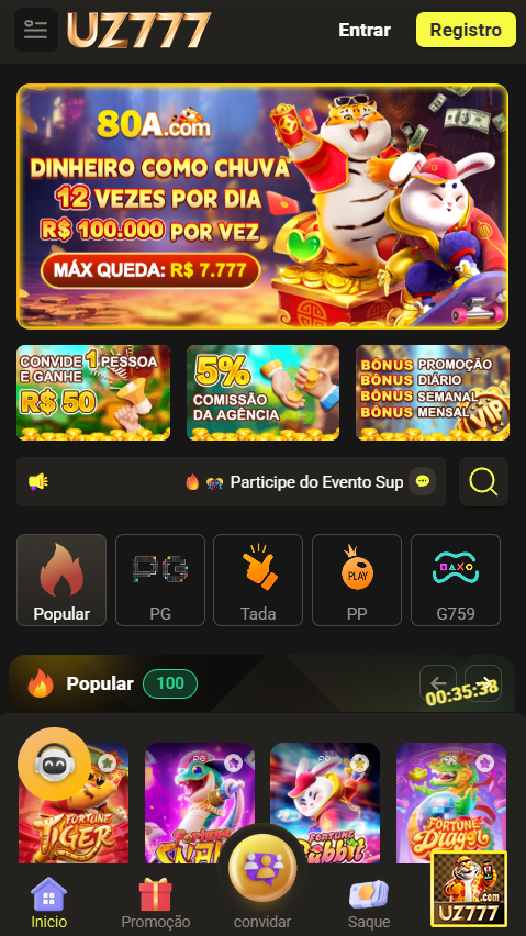 App Mobile uz777.com